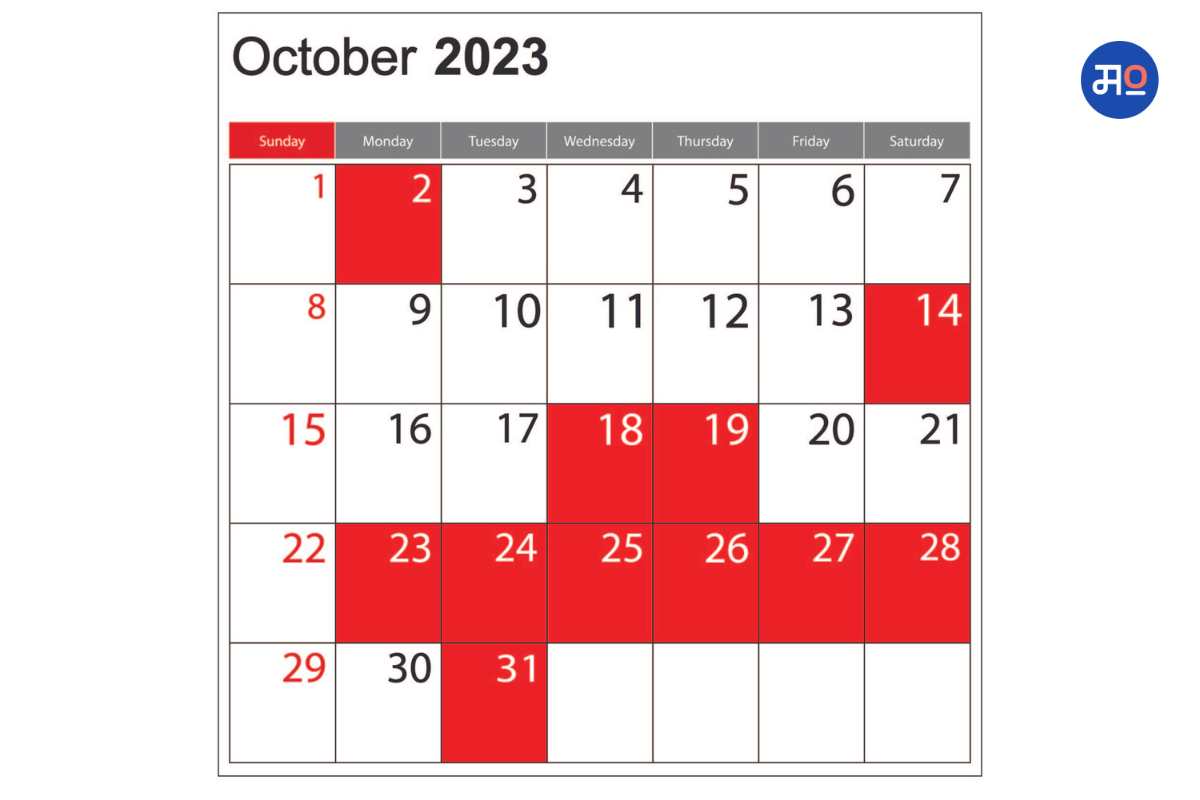 October bank holidays