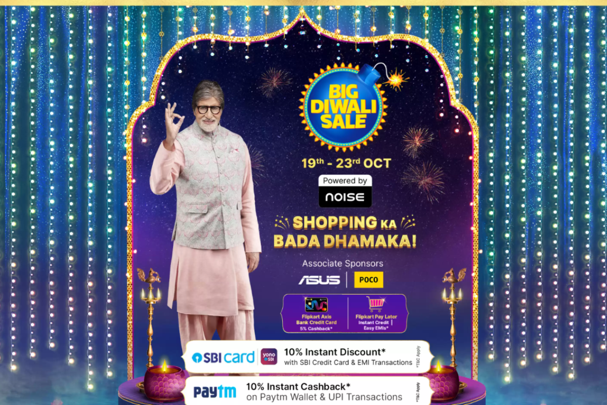 Flipkart Big Diwali Sale : 19 ऑक्टोबरपासून फ्लिपकार्टवर दिवाळीनिमित्त 90 टक्के ऑफर्स!