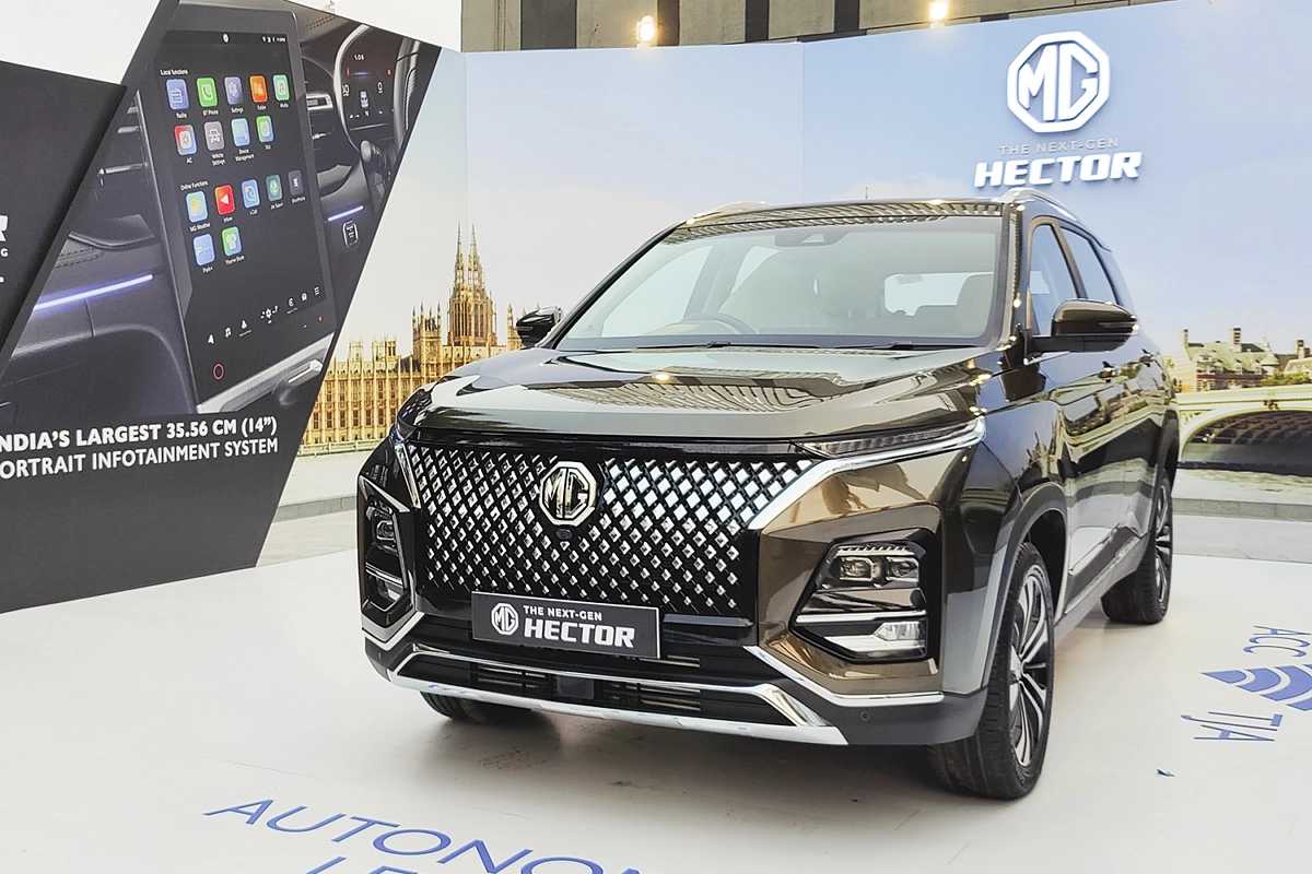 MG Hector Next Generation car
