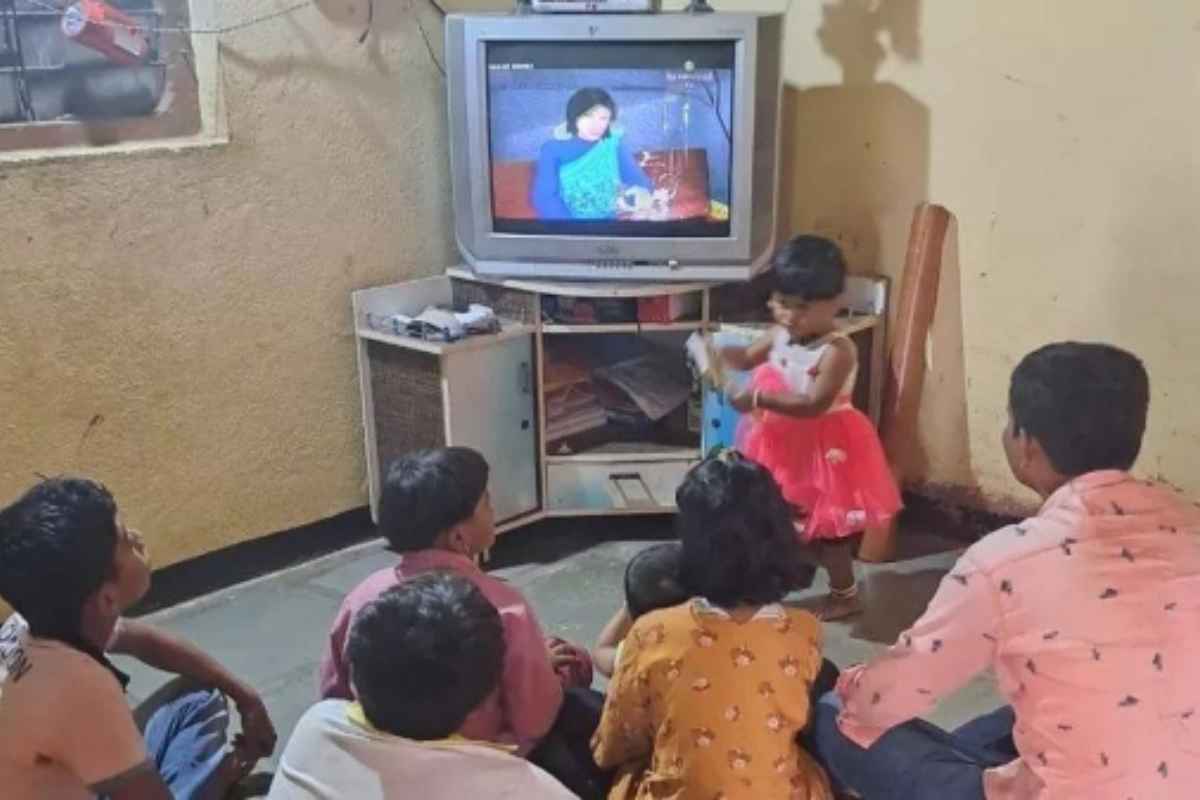 TV is switched off every evening in Village