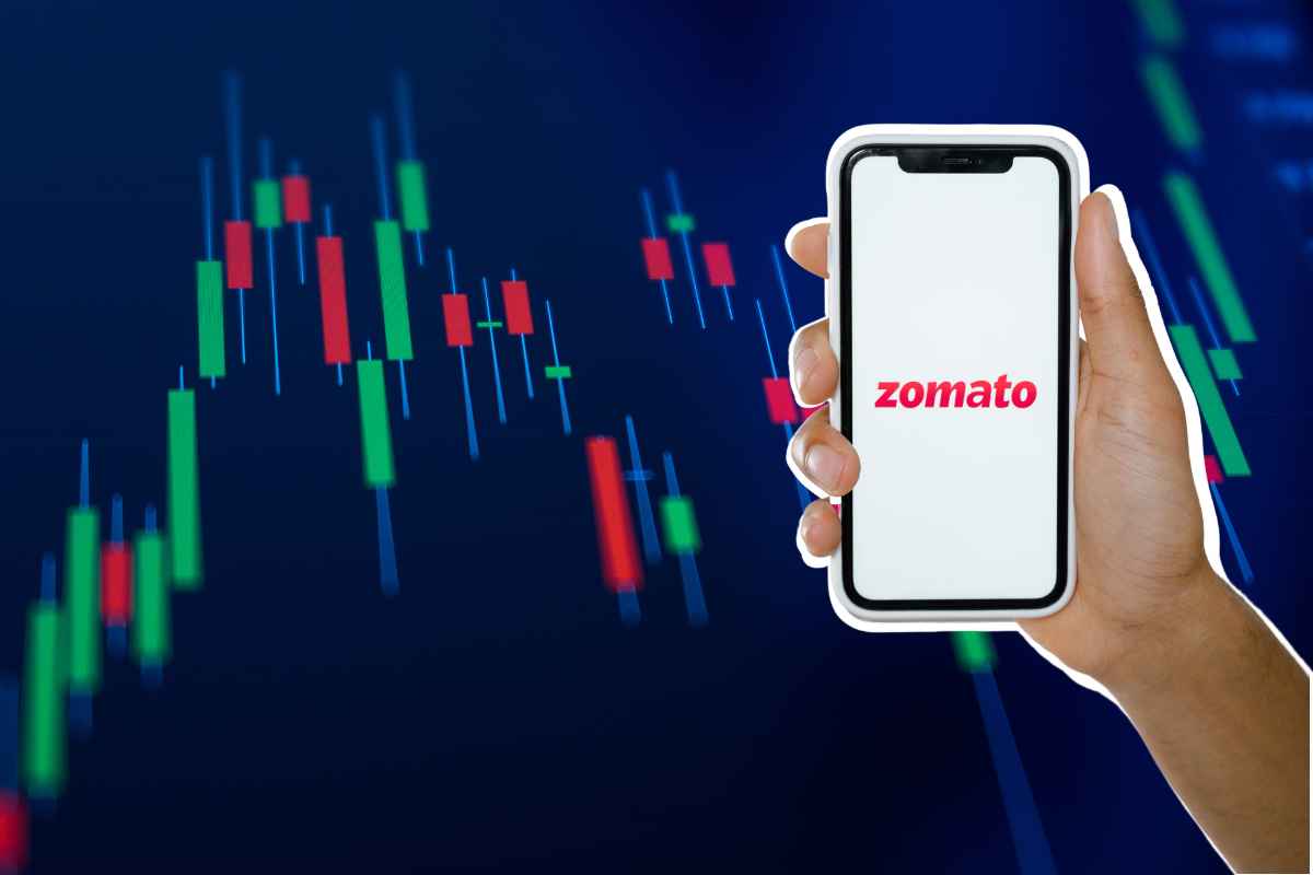 Shares of Zomato are falling