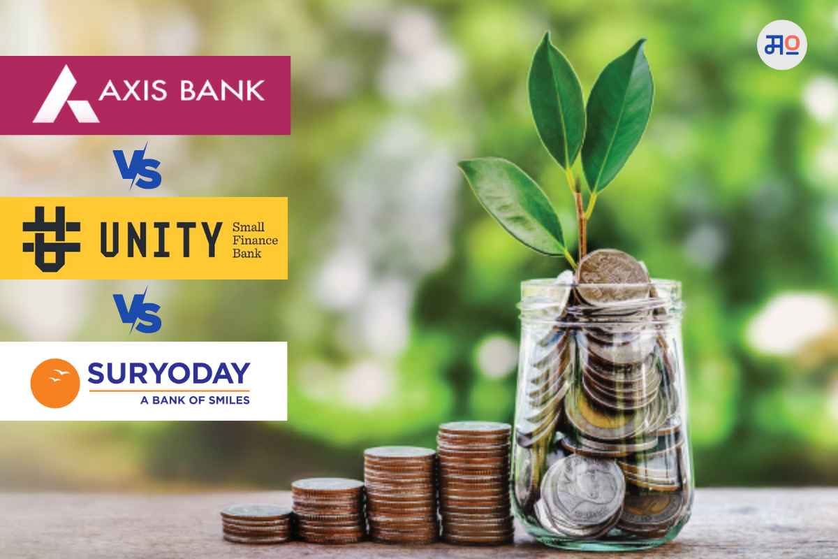 Axis Vs Unity Vs Suryoday Bank FD