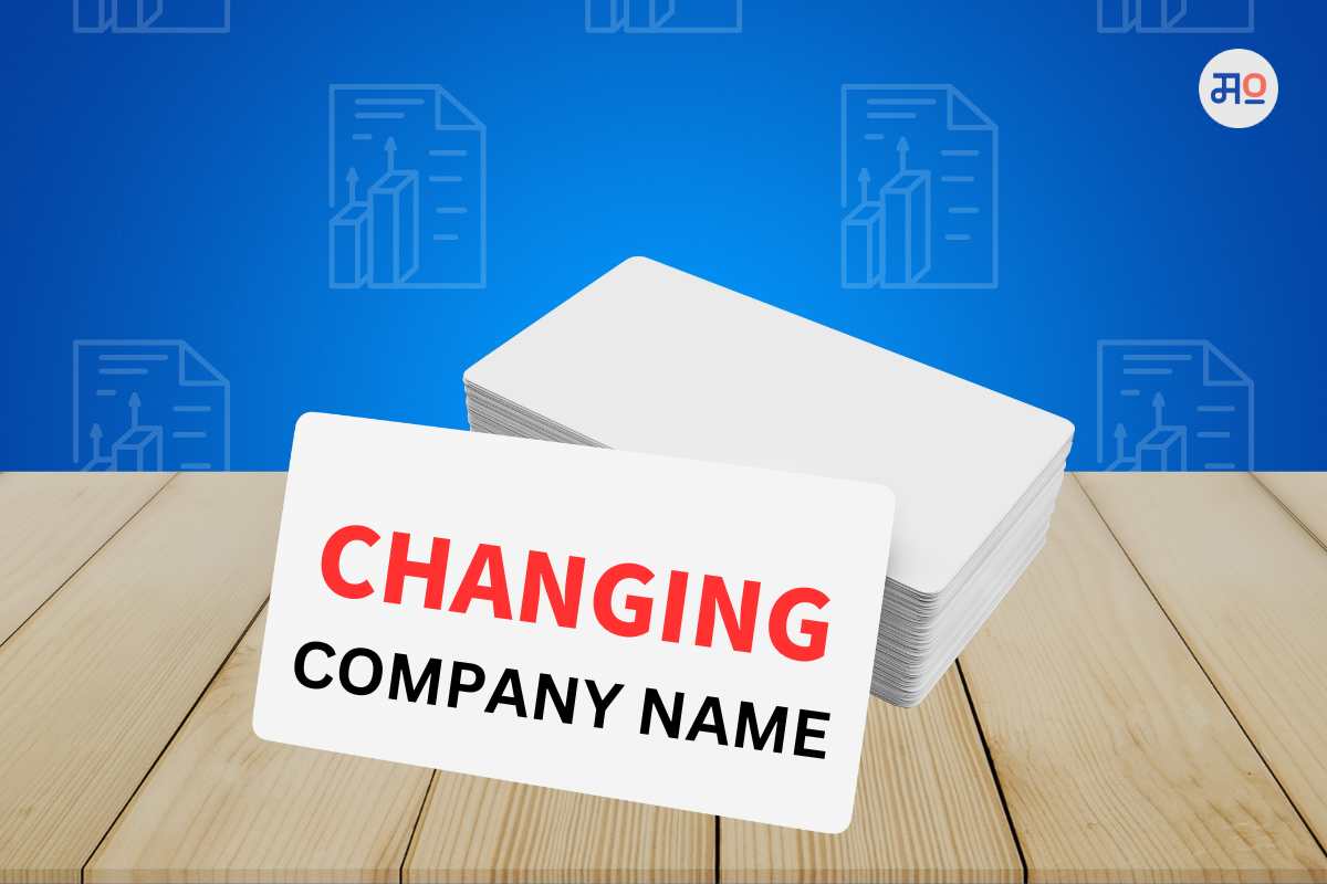 Changing Company Name