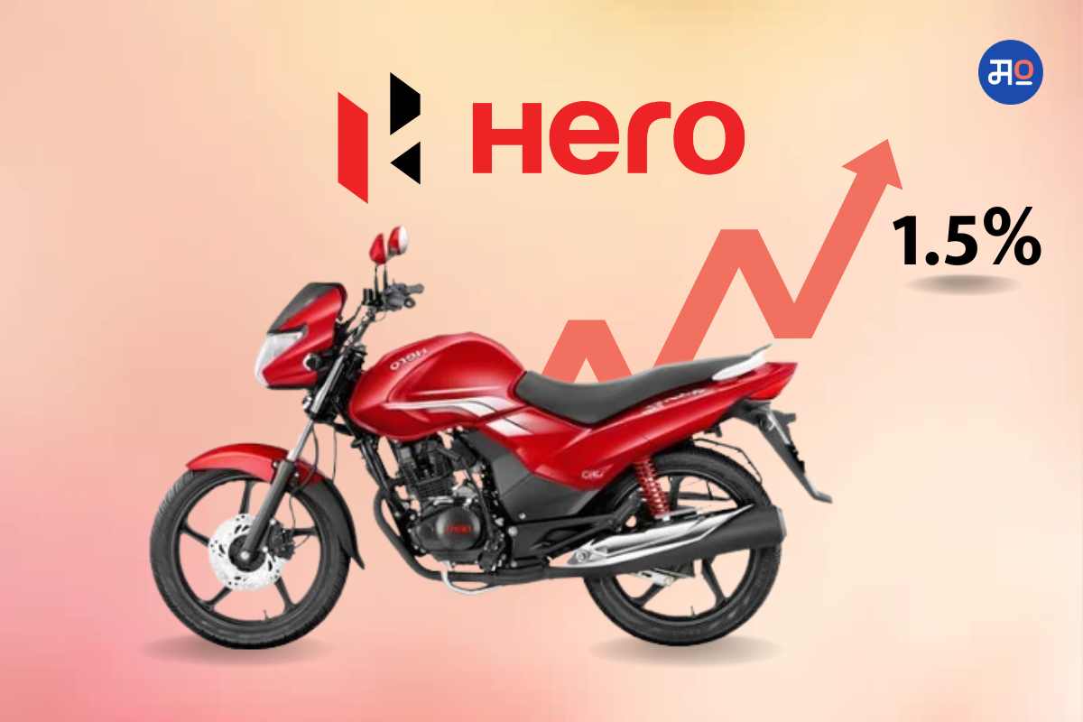 Hero Two Wheeler Price Hike: हिरो मोटोकॉर्पचा ग्राहकांना झटका, टू-व्हीलरच्या किंमतीत दीड टक्क्यांची वाढ