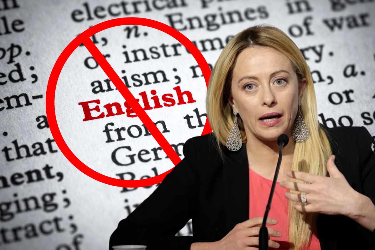 Italy ban English language