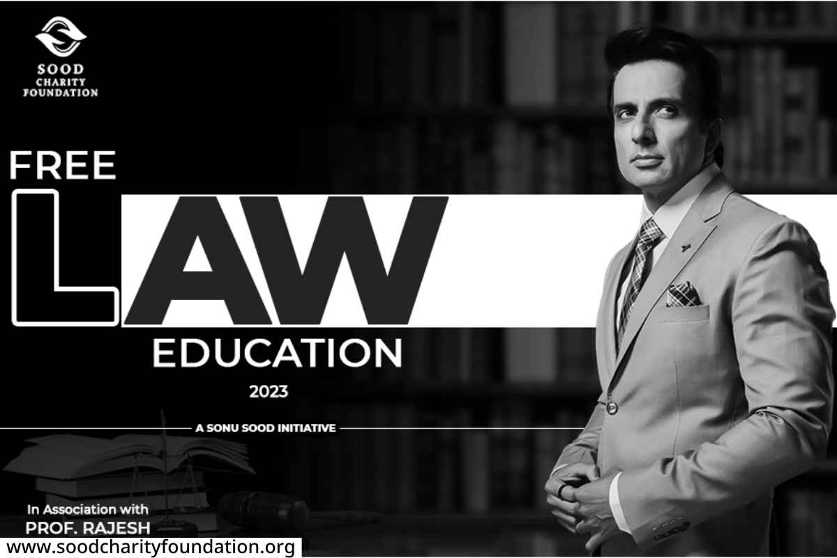 FREE LAW ENTRANCE COACHING : सूद चॅरिटीचा 'संकल्प'; विद्यार्थ्यांना वकील करण्यासाठी देणार मोफत कोचिंग