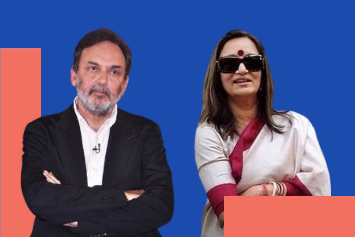 Ndtv founders Prannoy and Radhika Roy