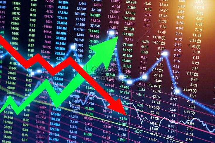 Stock Market Data Go Up And Down