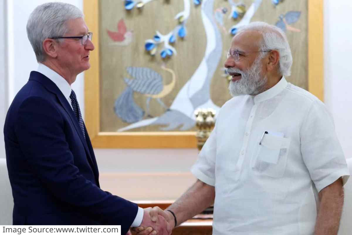 Tim Cook and PM Narendra Modi's Meet