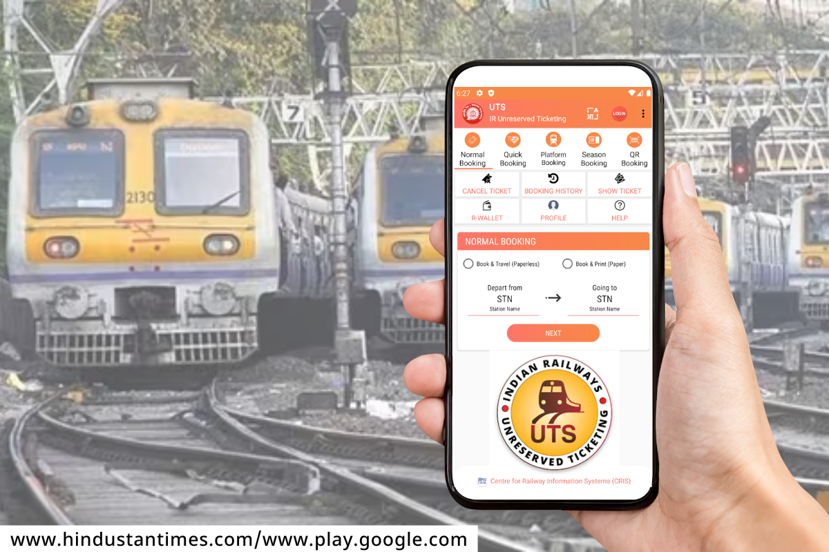 Train Ticket Booking : जनरल तिकिटासाठी रेल्वे स्टेशनला जायची गरज नाही; घरबसल्या मिळवा तिकीट
